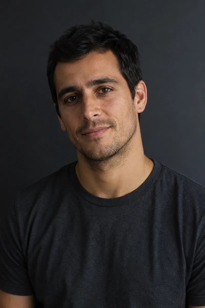 Retrato de Franco Bianchi, cofundador de Café Gamer